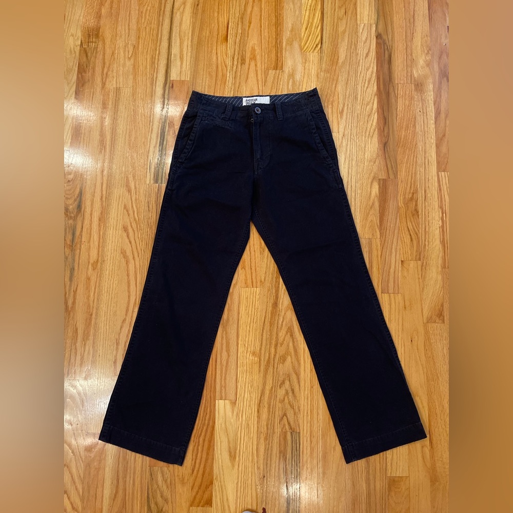 💜 5 for $25 or 3 for $18 American Eagle men’s black khaki straight leg p…